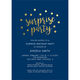 Navy Surprise Party Confetti Dot Invitations Image 4 of 6